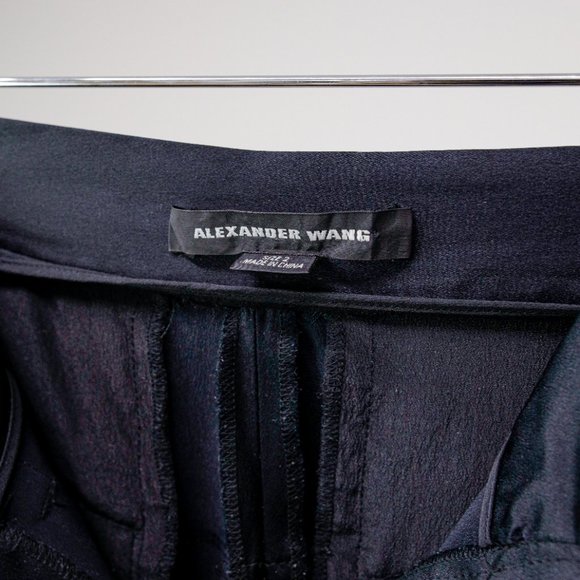 Alexander Wang SS/09 Navy Silk Joggers - Picture 3 of 10